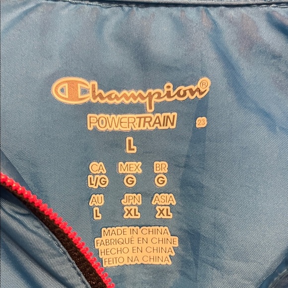 Champion Women's Vibrant Blue and Sleek Black Jacket Warm Control Size Large - Picture 2 of 10